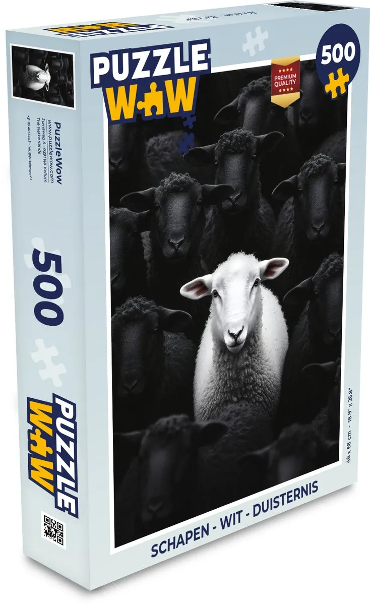 PuzzleWow Schapen Legpuzzel 500 Stuks