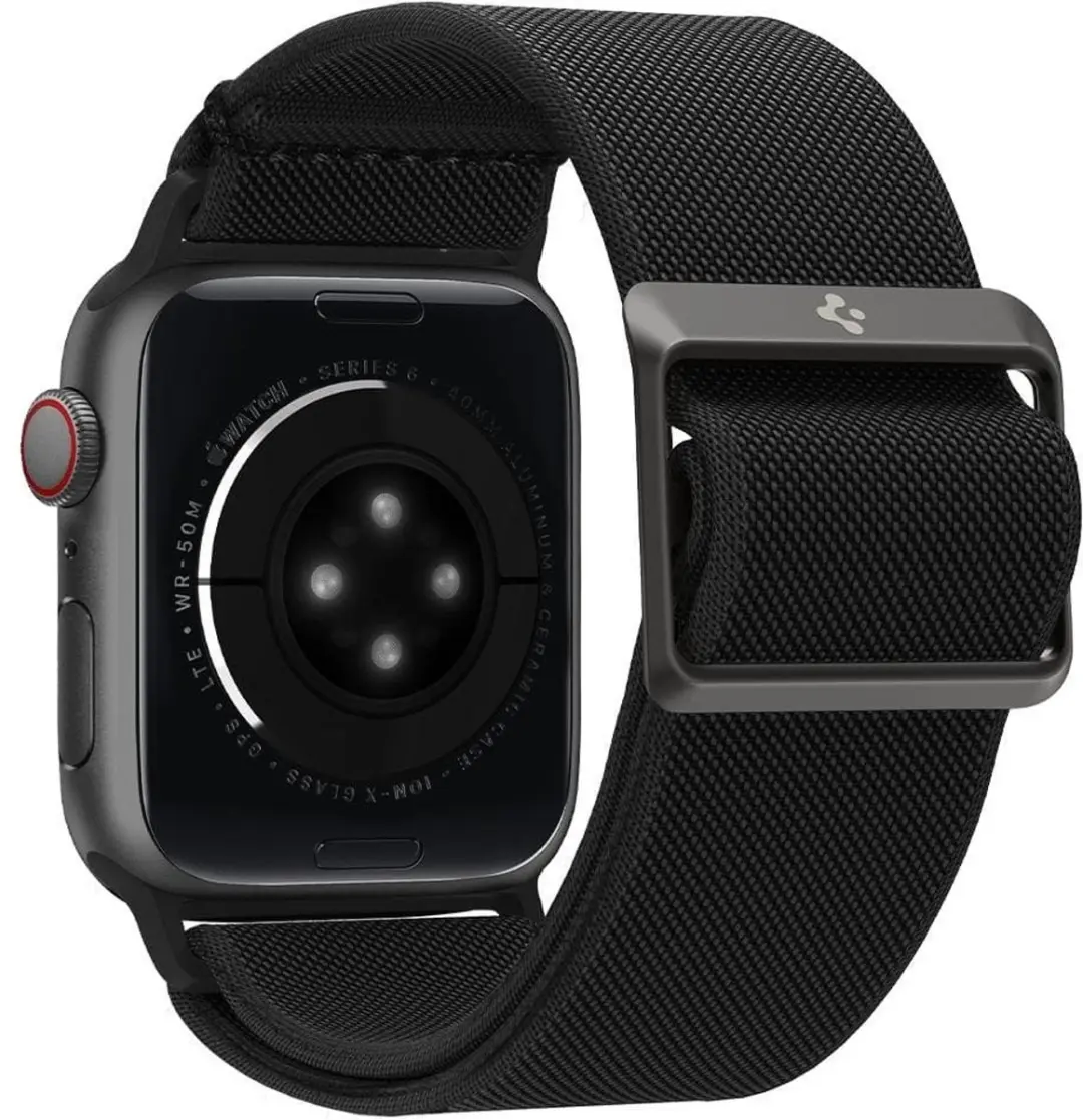 Spigen Fit Lite Band Apple Watch - Zwart - afbeelding 3 van 6