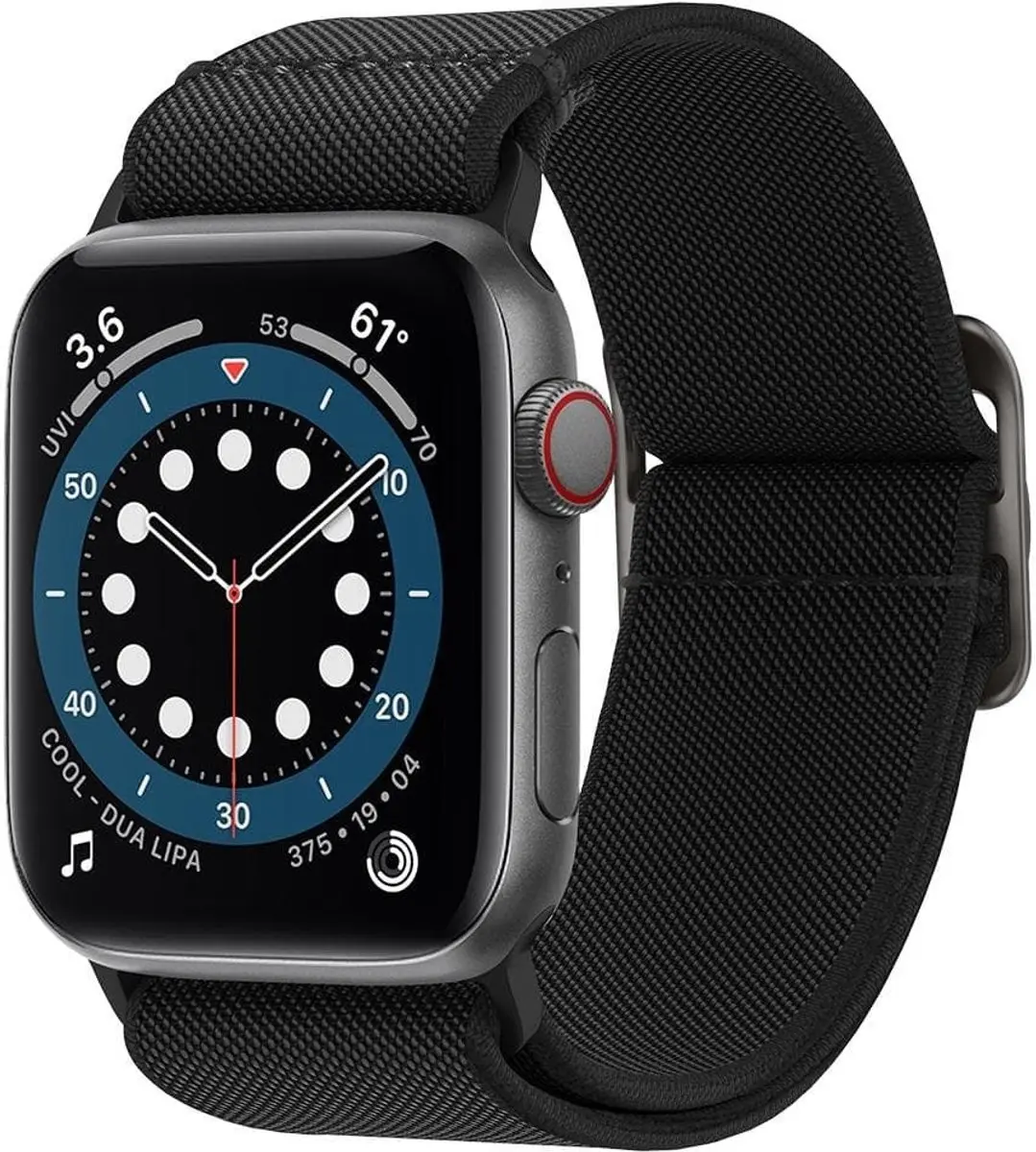 Spigen Fit Lite Band Apple Watch - Zwart - afbeelding 4 van 6