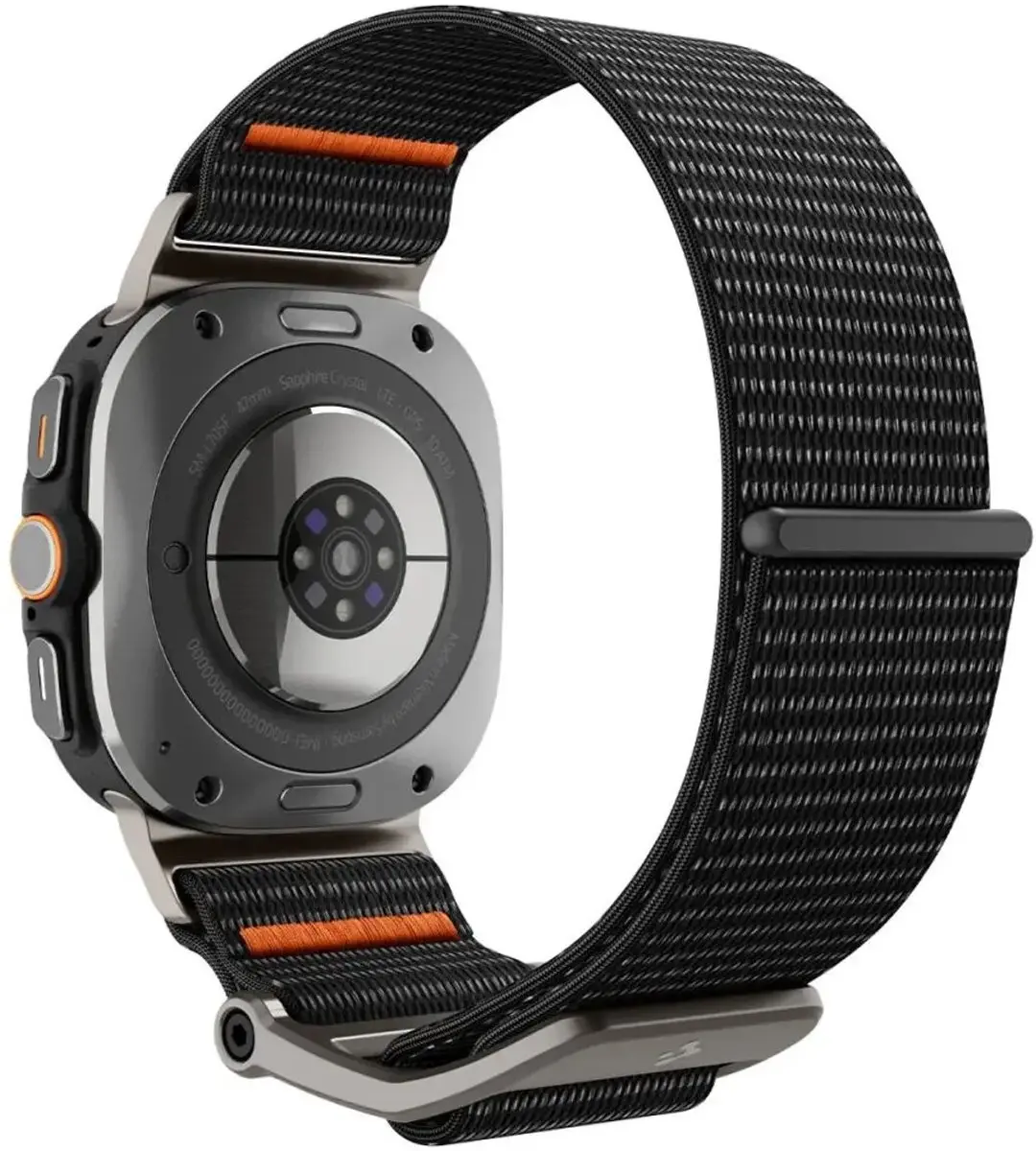 Spigen DuraPro Flex Bandje - Samsung Galaxy Watch Ultra 2/1 - Zwart - afbeelding 6 van 6