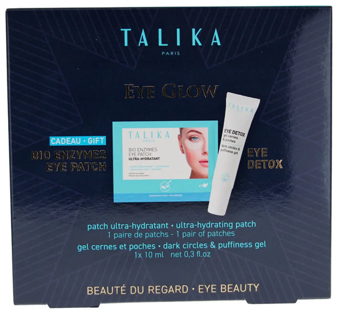 Talika Eye Detox Gel Donkere Kringen & Wallen 10 ml + Talika Bio Enzymes Eye Pat