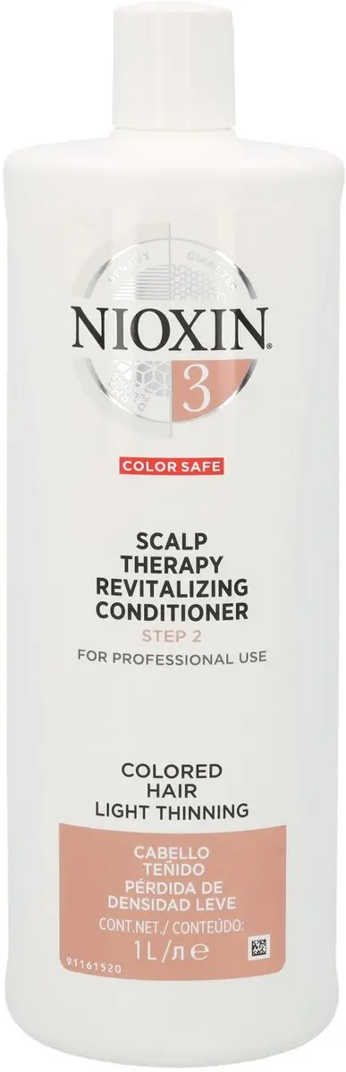 Nioxin System 3 Conditioner 1000ml - afbeelding 3 van 6