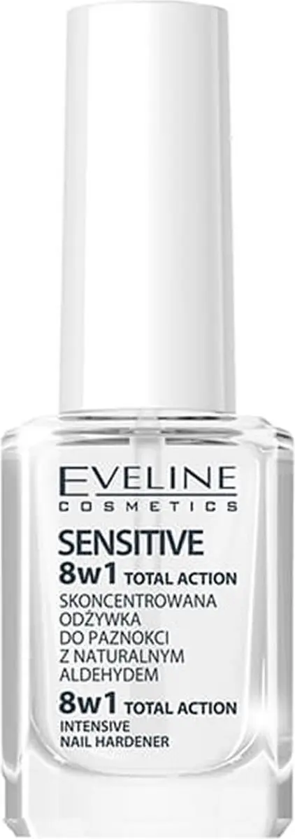 Eveline Cosmetics Sensitive 8in1 Nagelverharder 12ml - afbeelding 3 van 3
