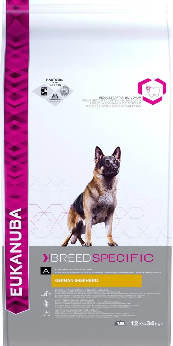 Eukanuba Duitse Herder Kip Hondenvoer 12kg