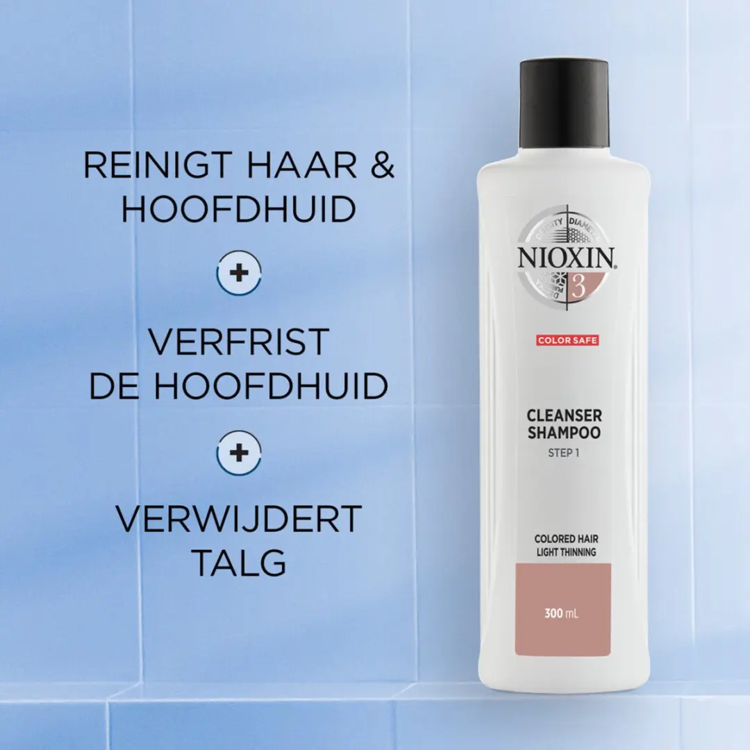 Nioxin System 3 Cleanser Shampoo 300ml - afbeelding 3 van 6