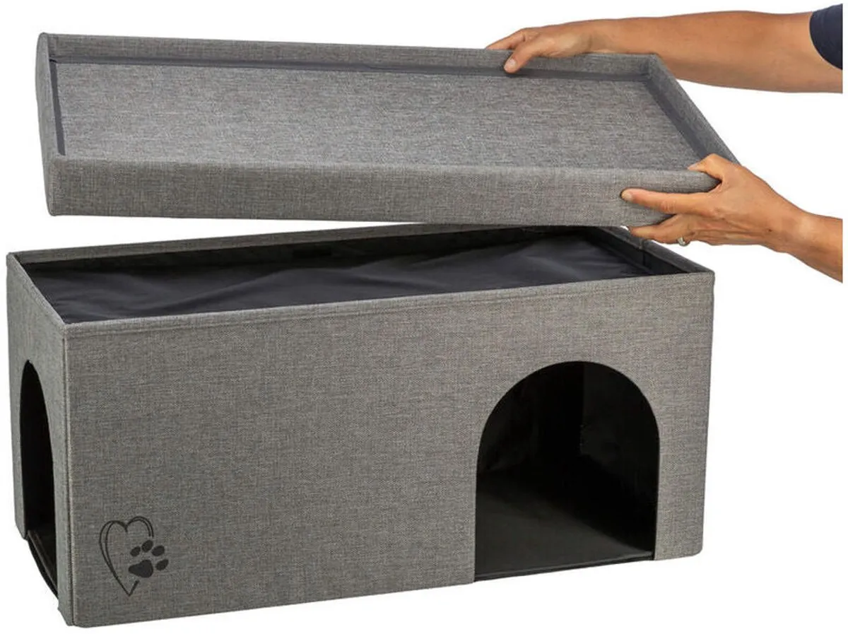 Trixie Kattenmand Kimy Soft 2 Verdiepingen - Lichtgrijs