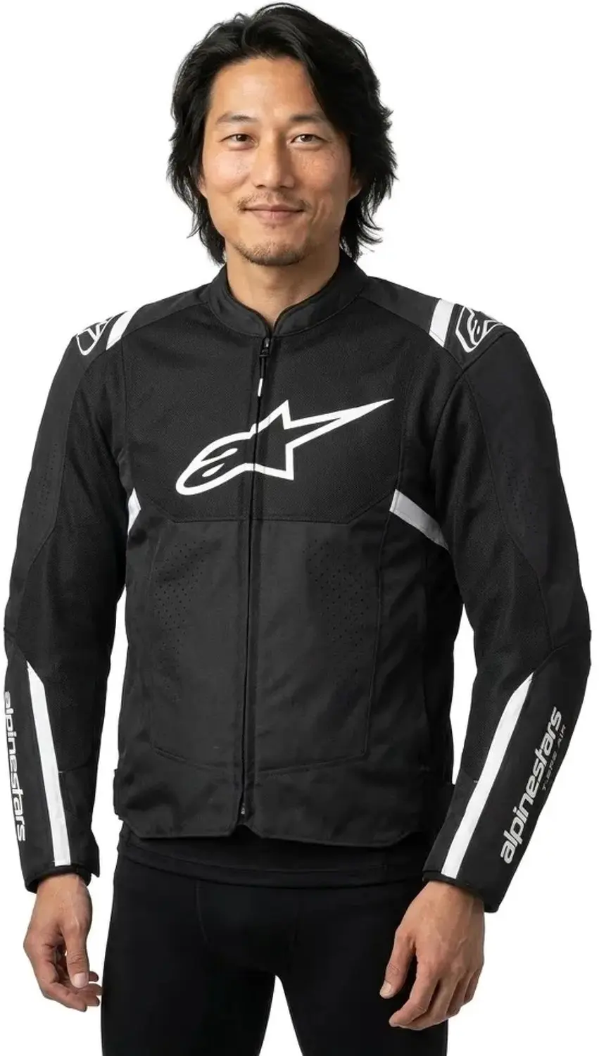 Alpinestars T-SPS Air V2 Motorjas - Zwart/Wit - afbeelding 5 van 5