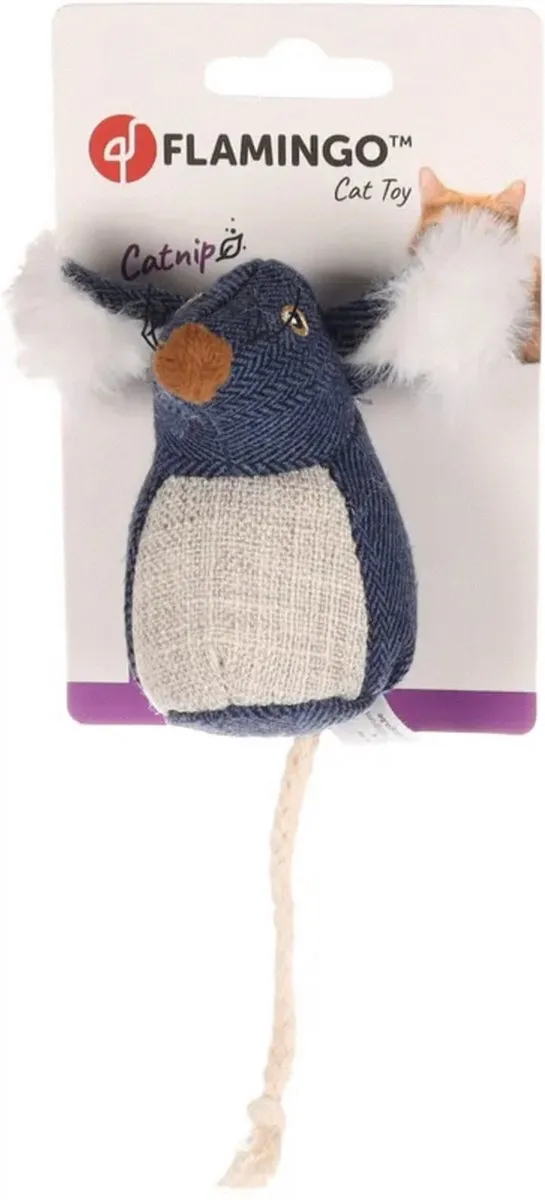 Flamingo Jeany Muis+Catnip Kattenspeelgoed