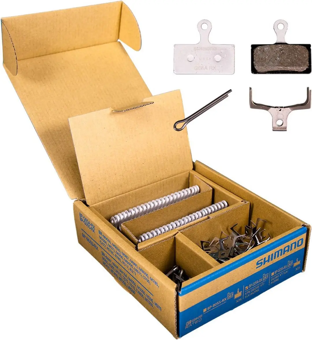 Shimano G05A Schijfremblokken - Zilver - 25 Stuks - afbeelding 2 van 6