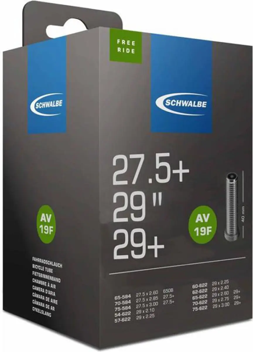 Binnenband Schwalbe AV19F TR4 Freeride Air Plus 27.5-29 / 54/75-584/622
