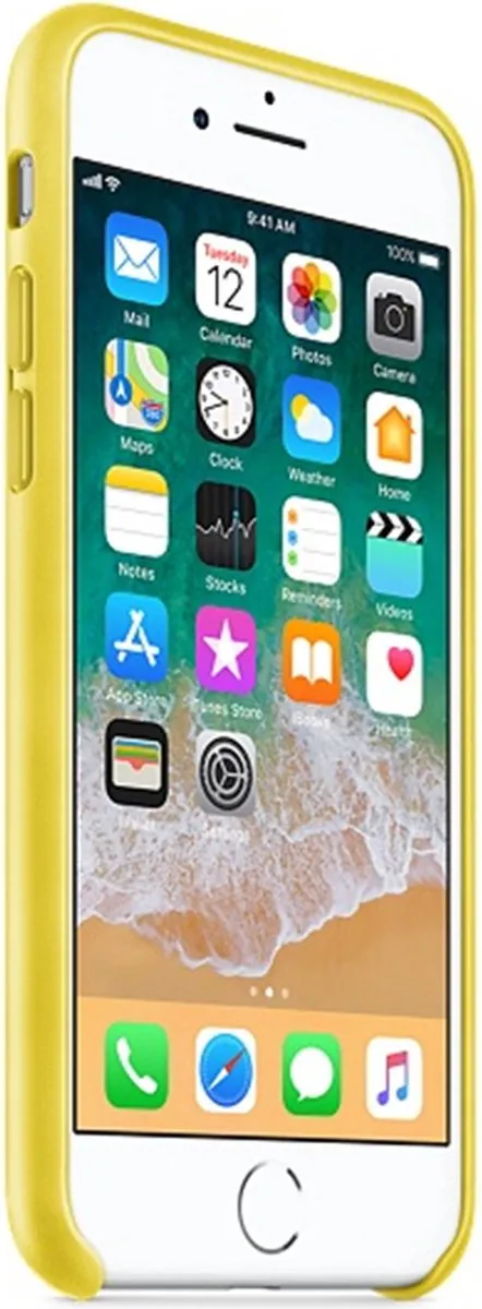 Apple Leren Hoesje MRG72ZM/A - Geel