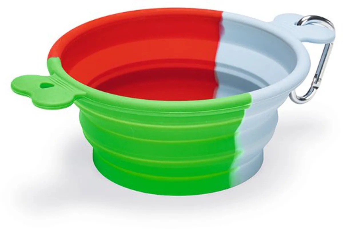 Beeztees Rua Reisbak Hond - Silicone Oranje 750ml - afbeelding 6 van 6