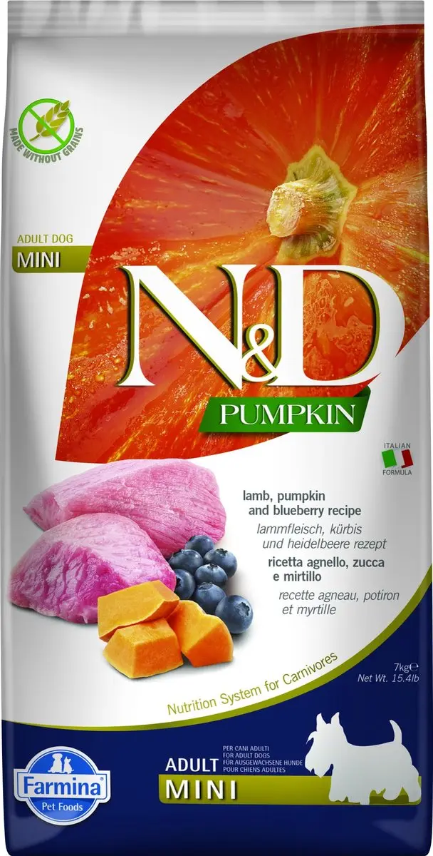 N&D Pumpkin Lam Adult Mini 7kg