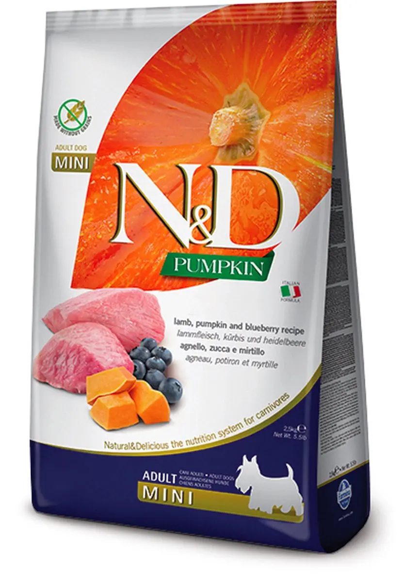 N&D Pumpkin Lam Adult Mini 7kg - afbeelding 4 van 4