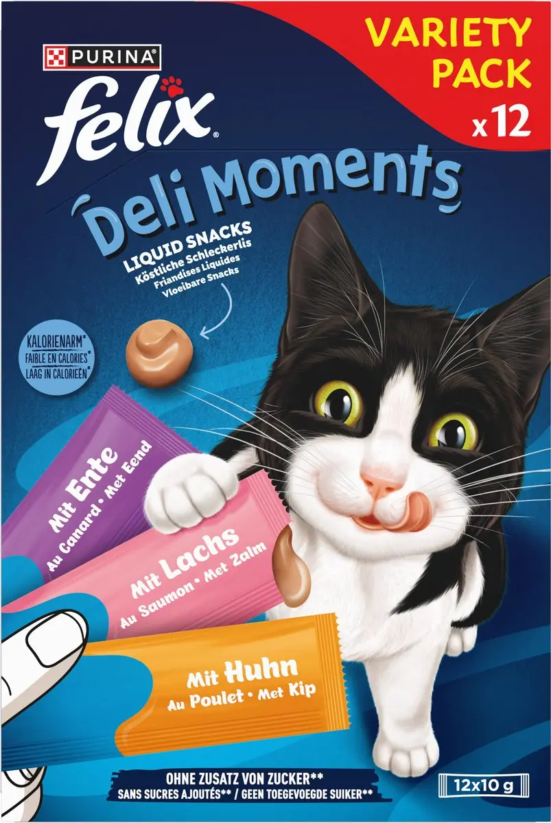 Felix Deli Moments Liquid Snacks Variety Pack - 44x10g - afbeelding 5 van 6