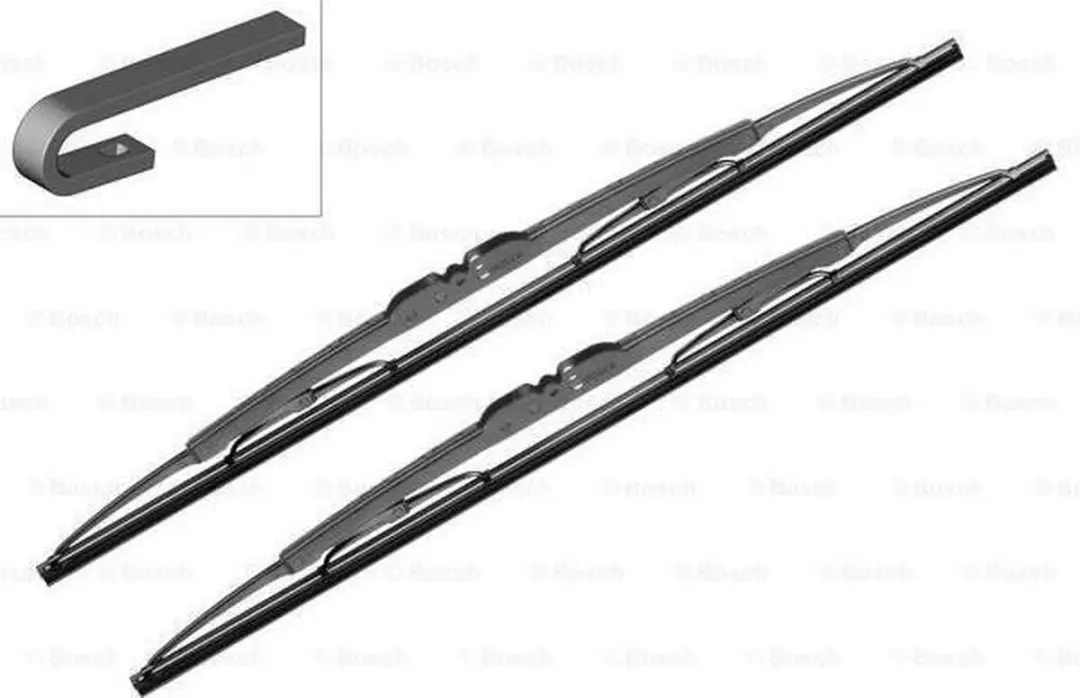 Bosch Twin 601 Ruitenwissers - 575mm & 400mm - Zwart - afbeelding 4 van 4