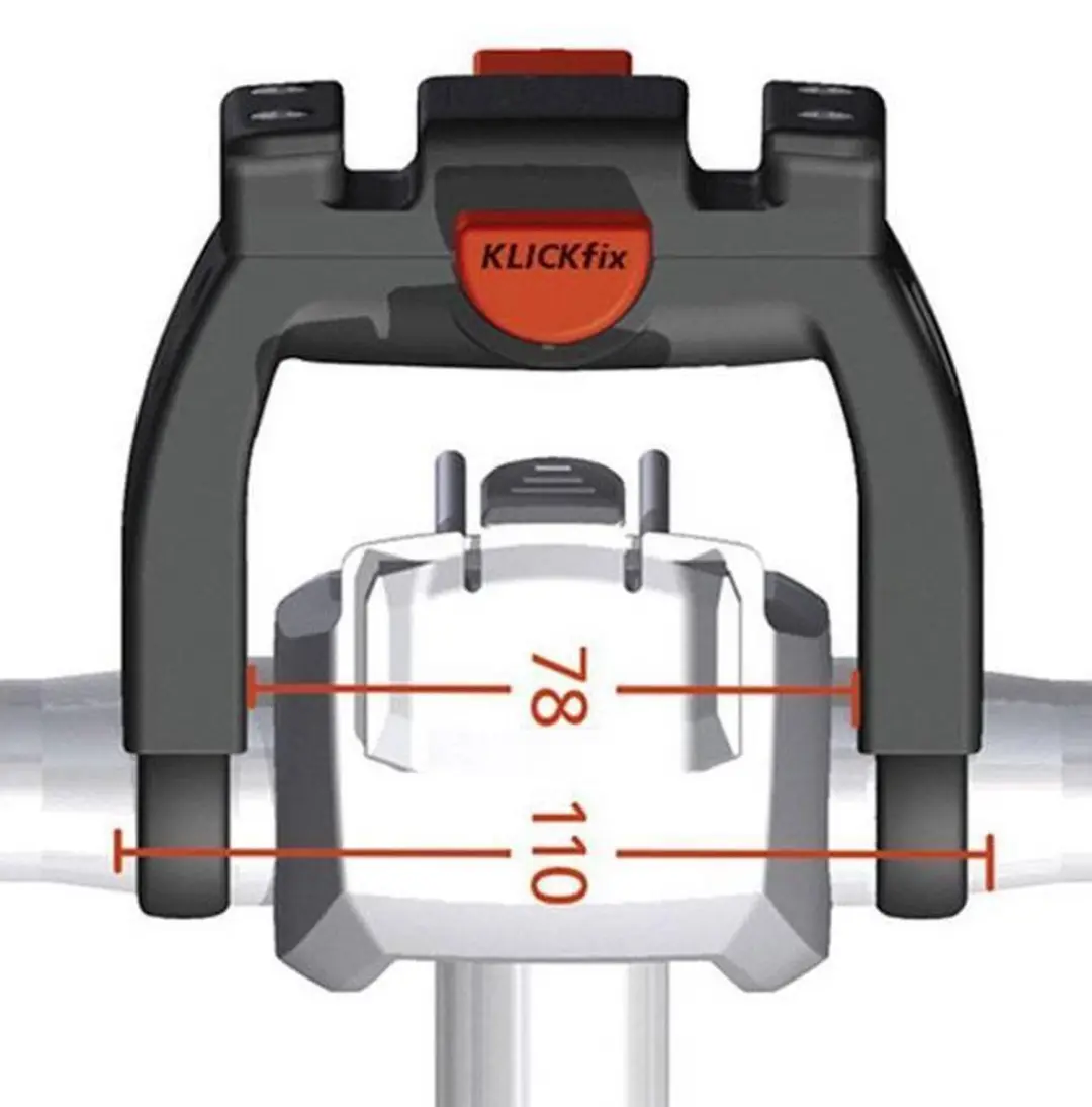 KLICKfix Cordo Stuurhouder CC-100 - Zwart - afbeelding 5 van 6
