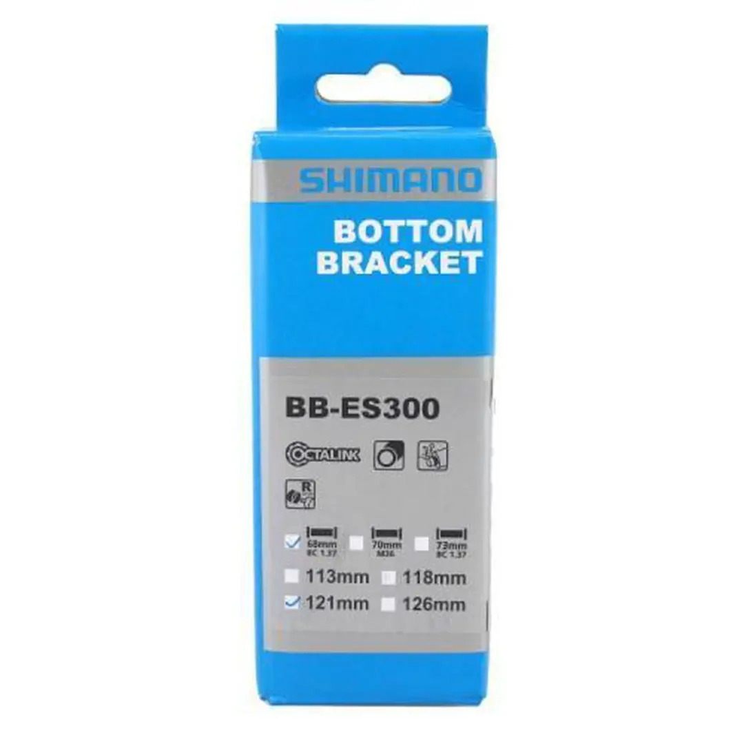 Shimano Trapas BB-ES300 BSA 68-121mm Octalink - Zwart - afbeelding 3 van 6