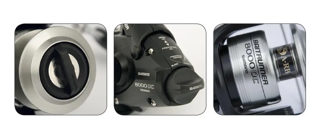 Shimano Baitrunner OC 8000 Molen - Zwart - afbeelding 4 van 6