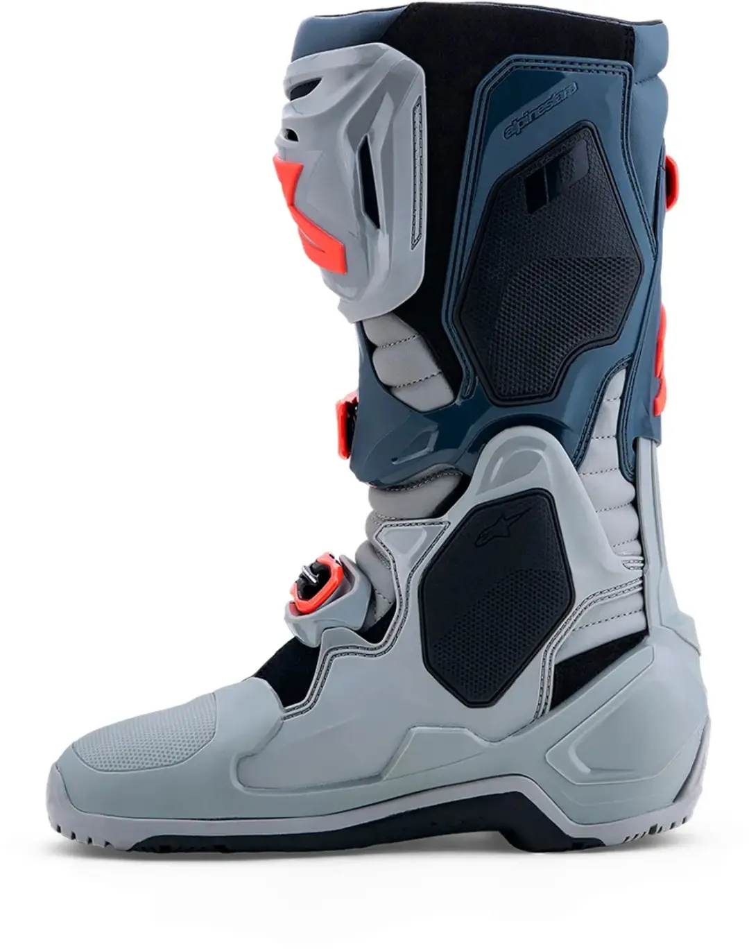 Alpinestars Tech 10 Enduro Laarzen - Grijs/Rood - afbeelding 3 van 4