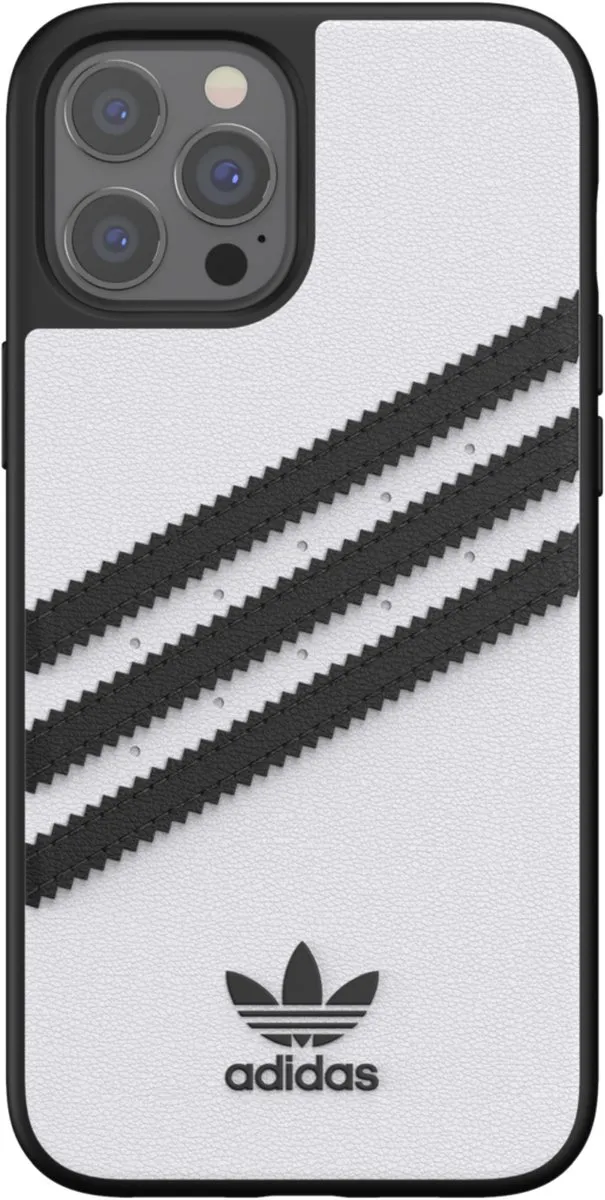Adidas Moulded Case PU iPhone 12 Pro Max - Wit