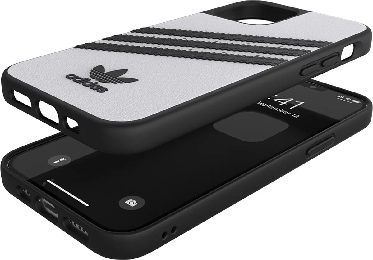 Adidas Moulded Case PU iPhone 12 Pro Max - Wit
