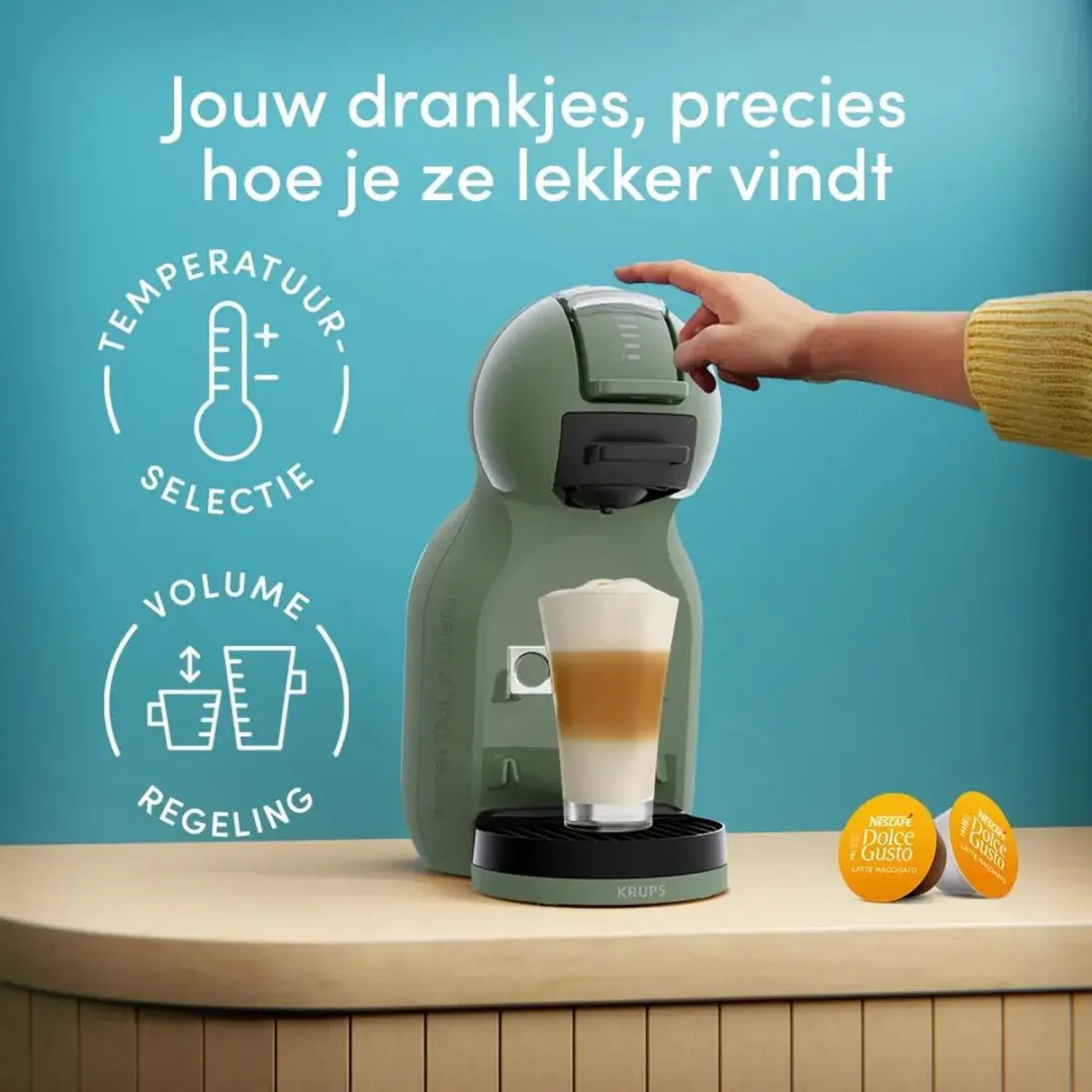 Krups NESCAFÉ Dolce Gusto Mini Me 2 KP1433 - Espressomachine - 1600W - Donkergroen - afbeelding 4 van 6