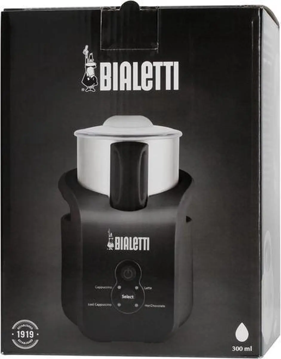 Bialetti Melkopschuimer 0004436/NP - 300ml - Zwart - afbeelding 4 van 6