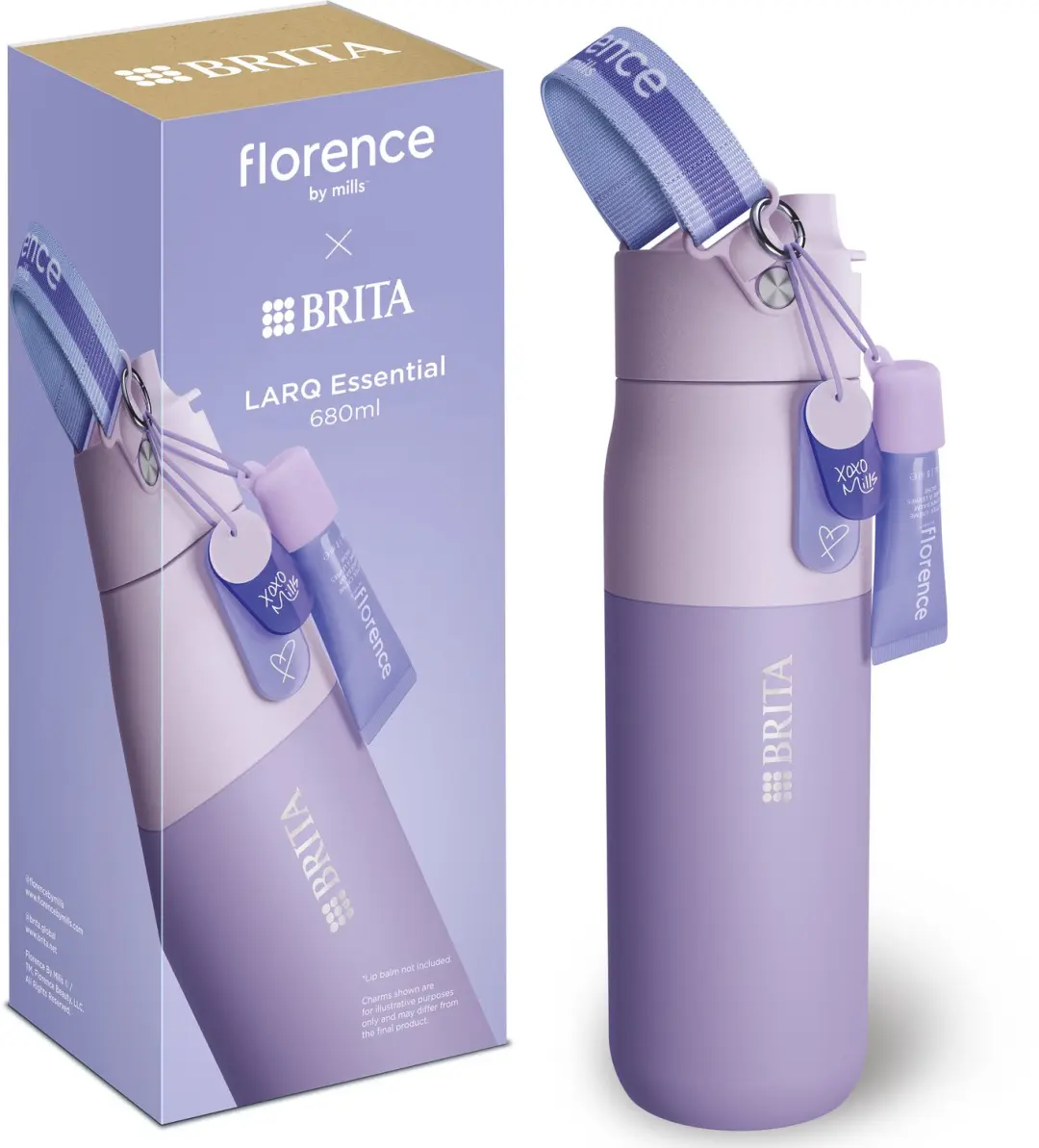 Florence by mills x BRITA LARQ Essential geïsoleerde drinkfles