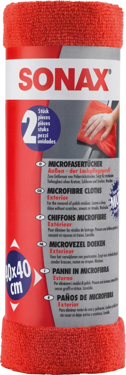 Sonax Microvezeldoek Exterieur 2-delig