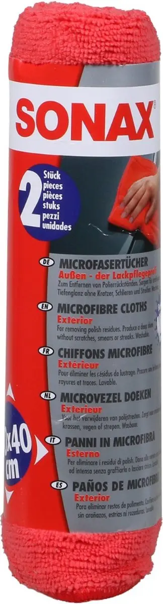 Sonax Microvezeldoek Exterieur 2-delig - afbeelding 5 van 6
