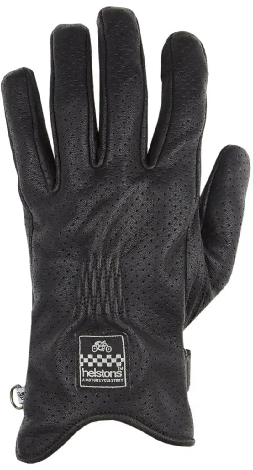 Helstons Condor Air Lederen Motorhandschoenen - Zwart T11 - afbeelding 3 van 3