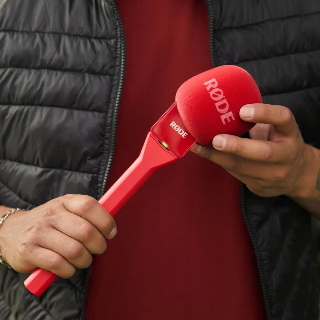 RØDE Interview GO Handadapter - Rood - afbeelding 2 van 4