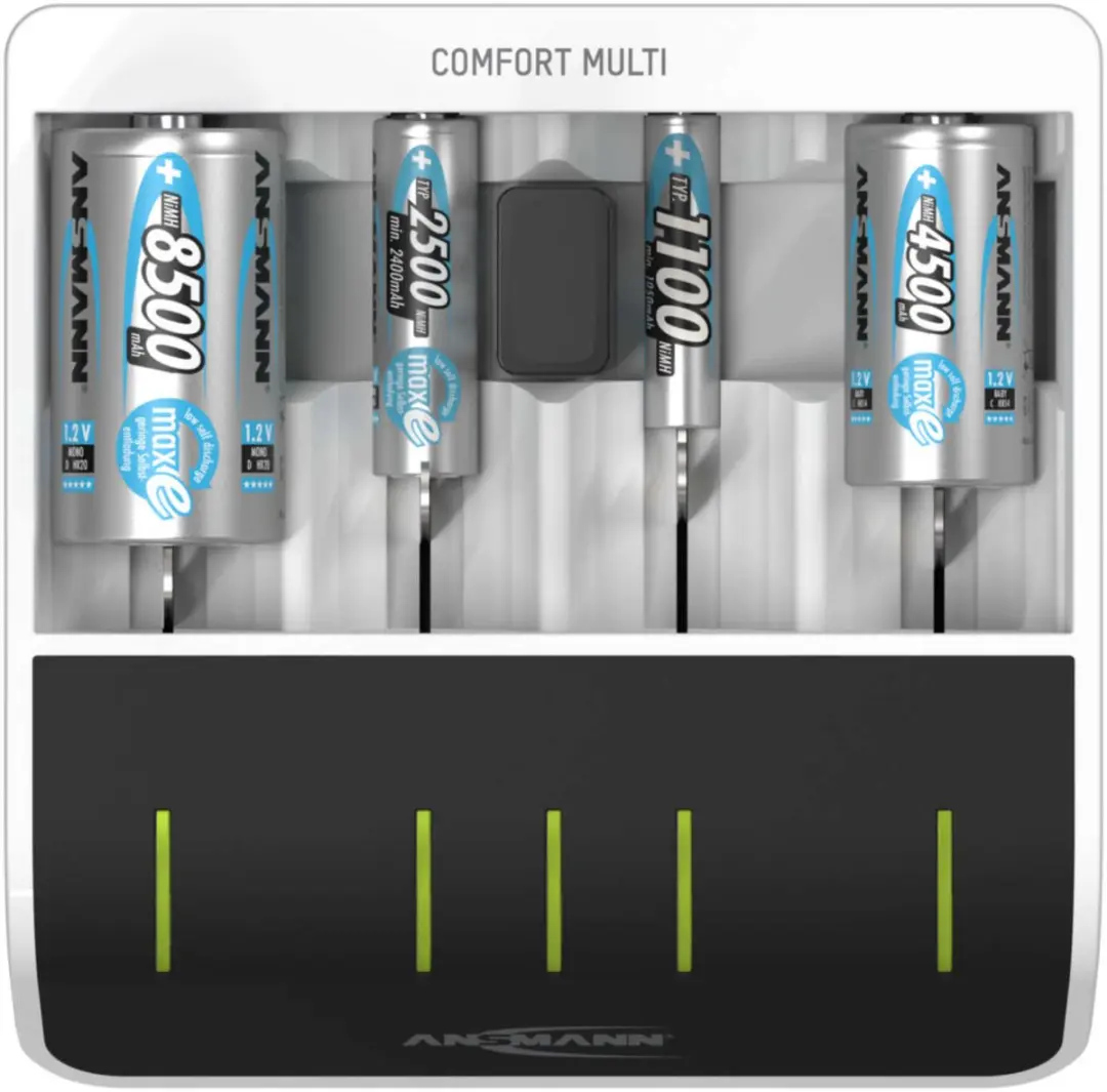 Ansmann Comfort Multi Batterijlader - 5 Vakken - afbeelding 2 van 6