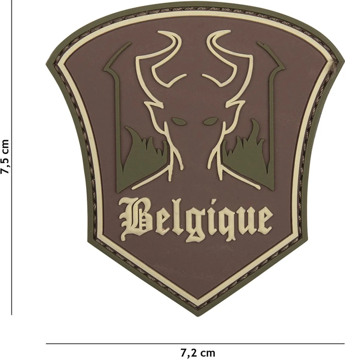 101 Inc Embleem 3D PVC Belgische Duivel
