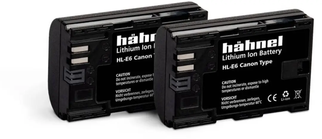 Hähnel HL-E6 Canon Accu - 2 Stuks - afbeelding 5 van 5