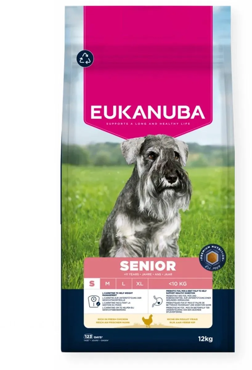 Eukanuba Life Care Dog Senior Small Hondenvoer Kip - 7,5 kg