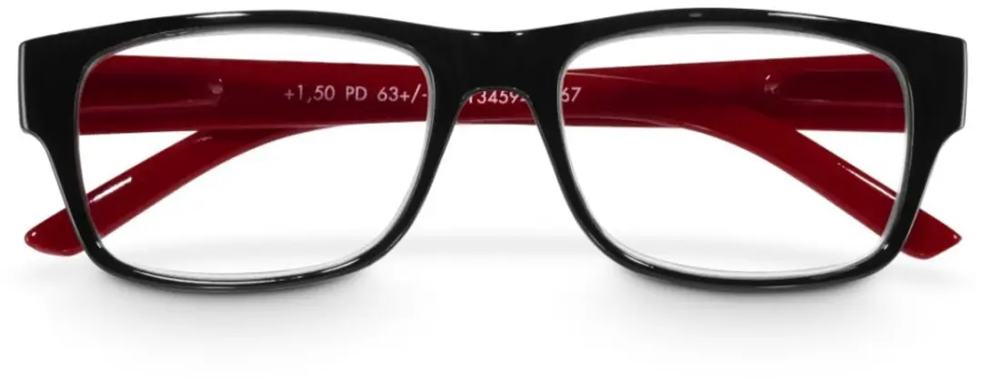 Hama Leesbril +2,5 dtp Zwart/Rood
