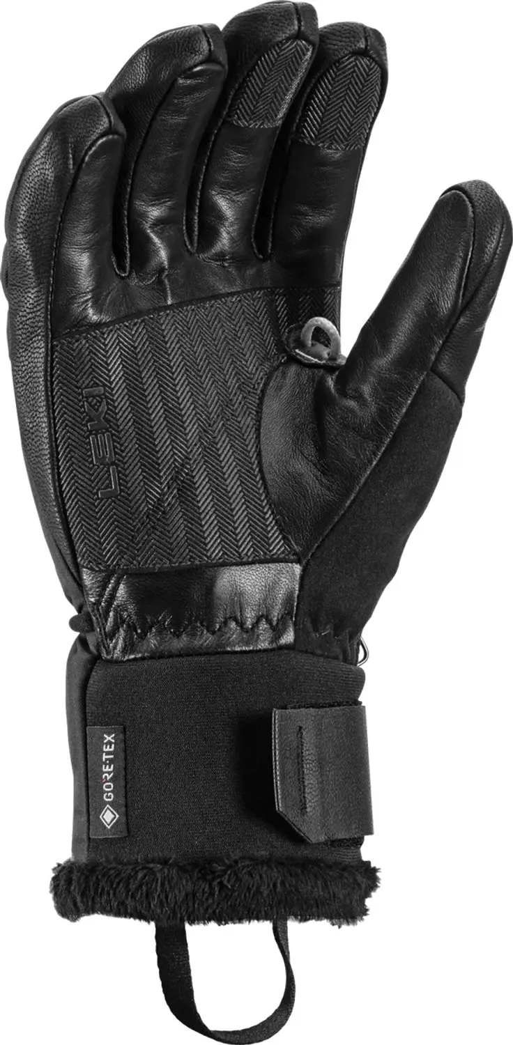 LEKI Lantana 3D GTX Skihandschoenen Dames - Grafiet/Zwart - afbeelding 6 van 6