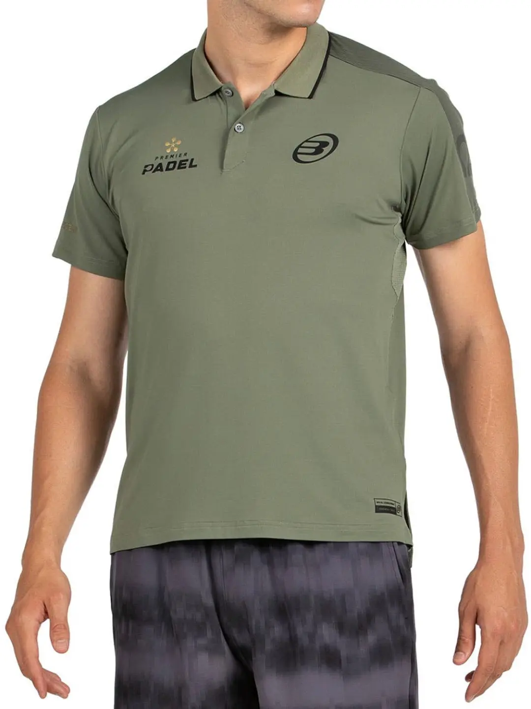 Polo Bullpadel Patron 015 Kaki S
