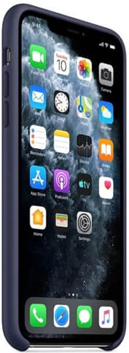 Apple Siliconen Hoesje iPhone 11 Pro Max MWYW2ZM/A - Donkerblauw