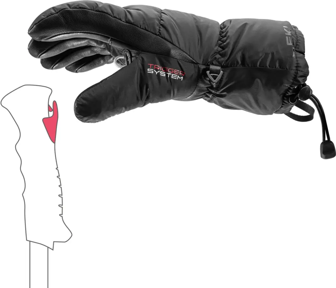 LEKI Glace 3D Handschoenen Dames - Maat 8,5 - afbeelding 2 van 6