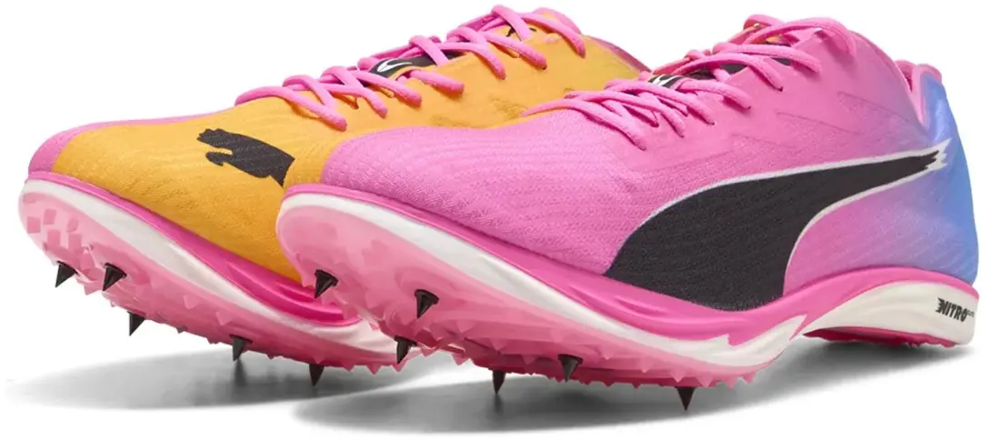 Puma Mid Distance Nitro Elite 3 Sportschoenen - Geel - afbeelding 2 van 4