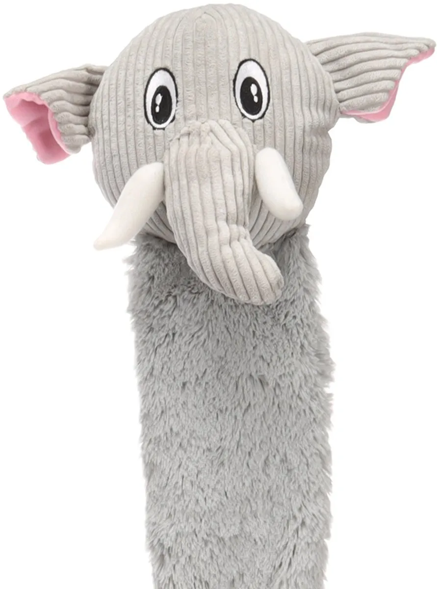 Flamingo Hida Olifant Hondenknuffel - Grijs 86cm