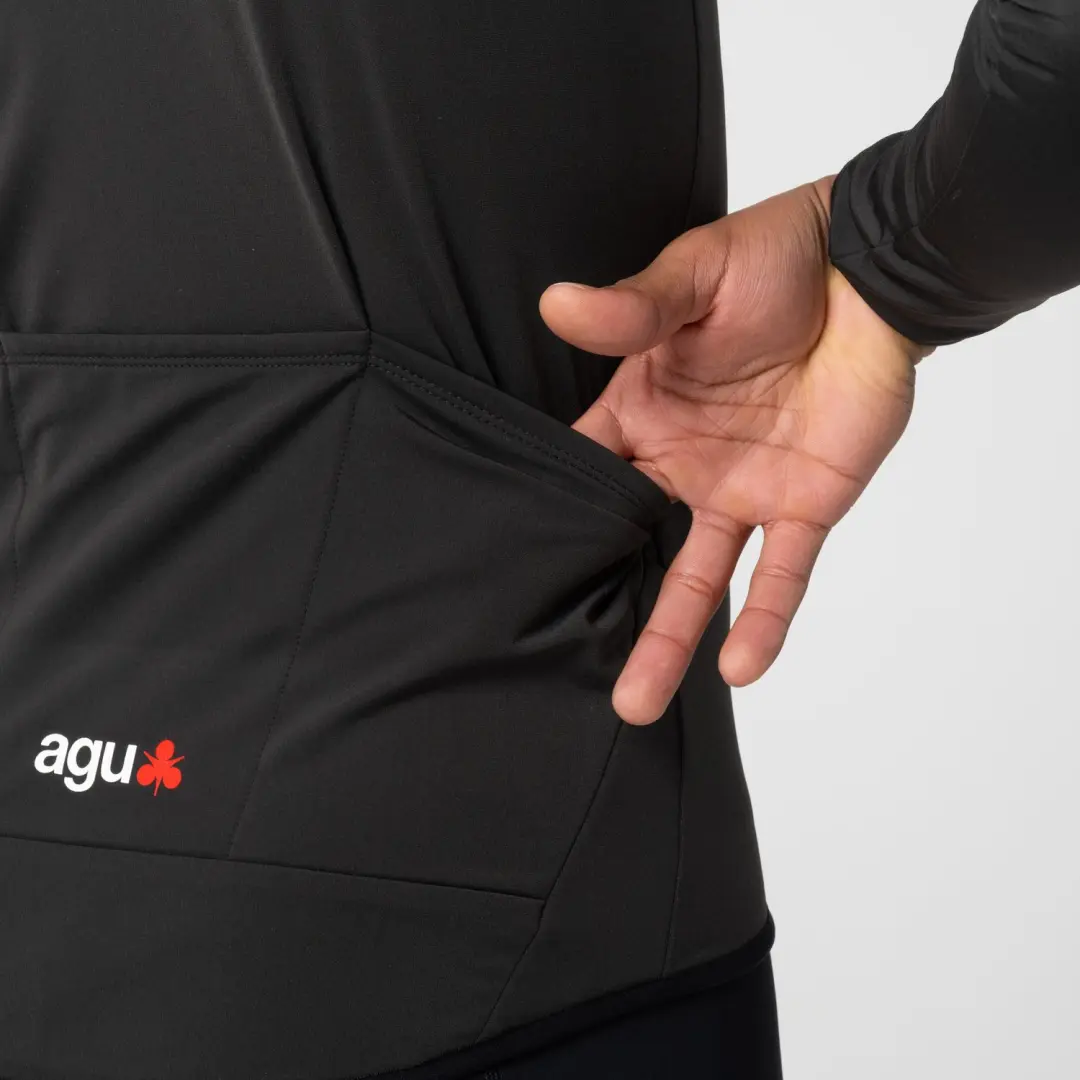 AGU Essential Thermo Fietsshirt Heren XXXL - Zwart - afbeelding 4 van 6