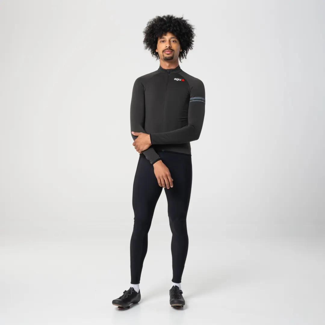 AGU Essential Thermo Fietsshirt Heren XXXL - Zwart - afbeelding 2 van 6
