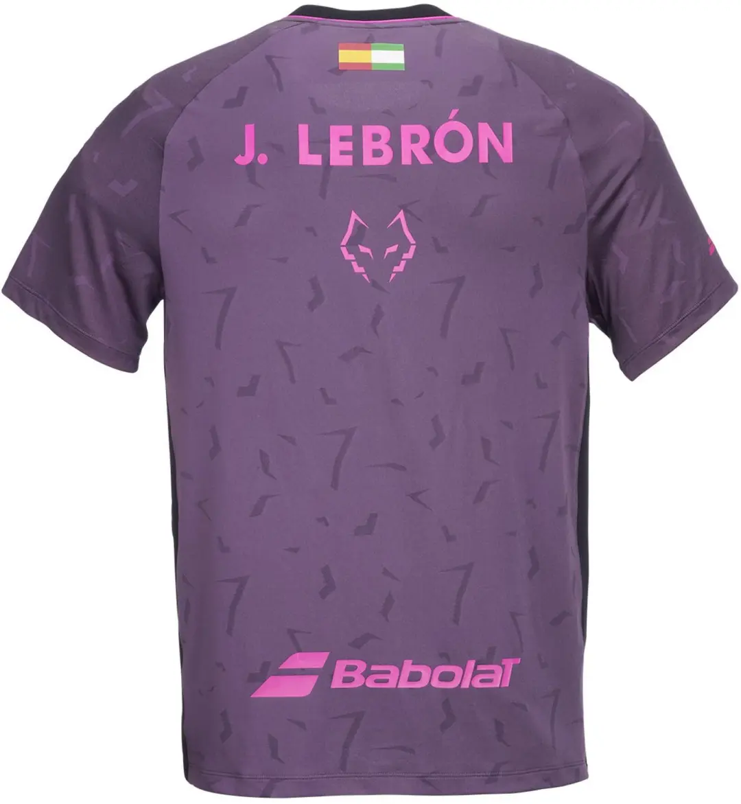 Camiseta Babolat Replica Juan Lebron 6mz26012 4155 M