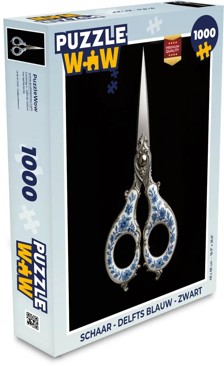 PuzzleWow Schaar Legpuzzel 1000 Stuks