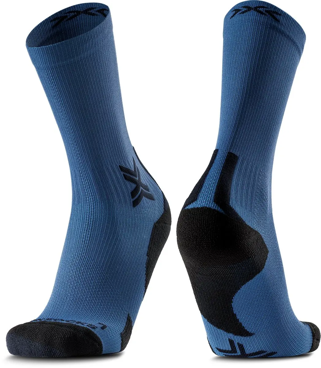 X-Bionic Run Discover Crew Sokken 42-44 - Marine/X Zwart - afbeelding 4 van 5