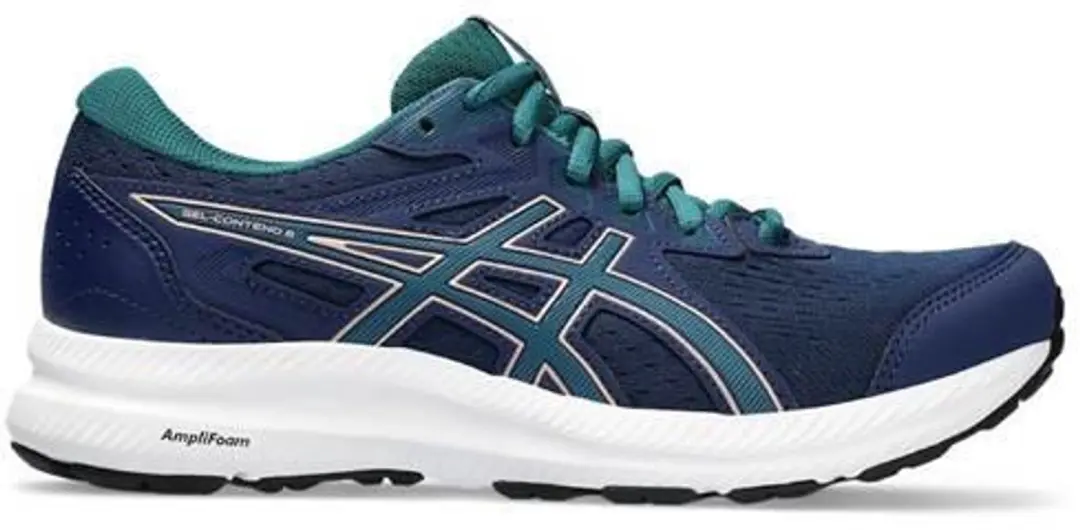 Asics Gel-contend 8 Hardloopschoenen Blauw EU 37 1/2 Vrouw
